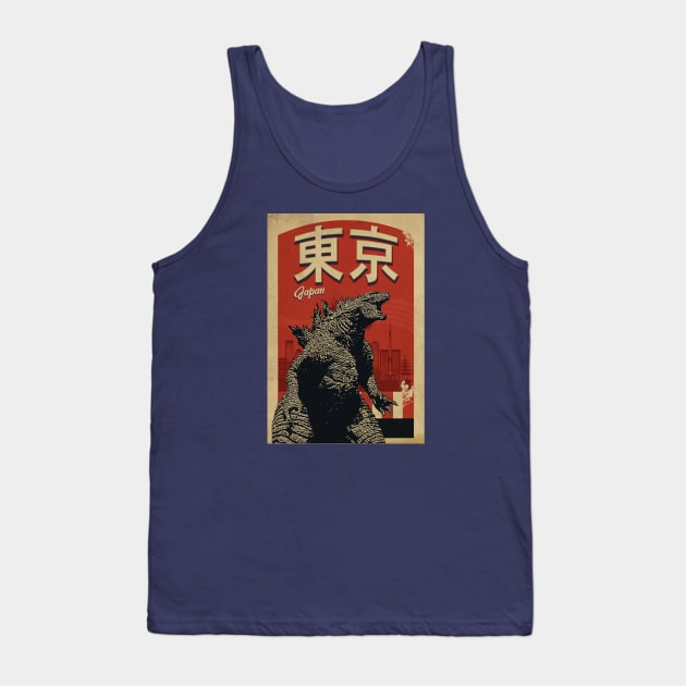 The Japan Monster Tank Top by CTShirts